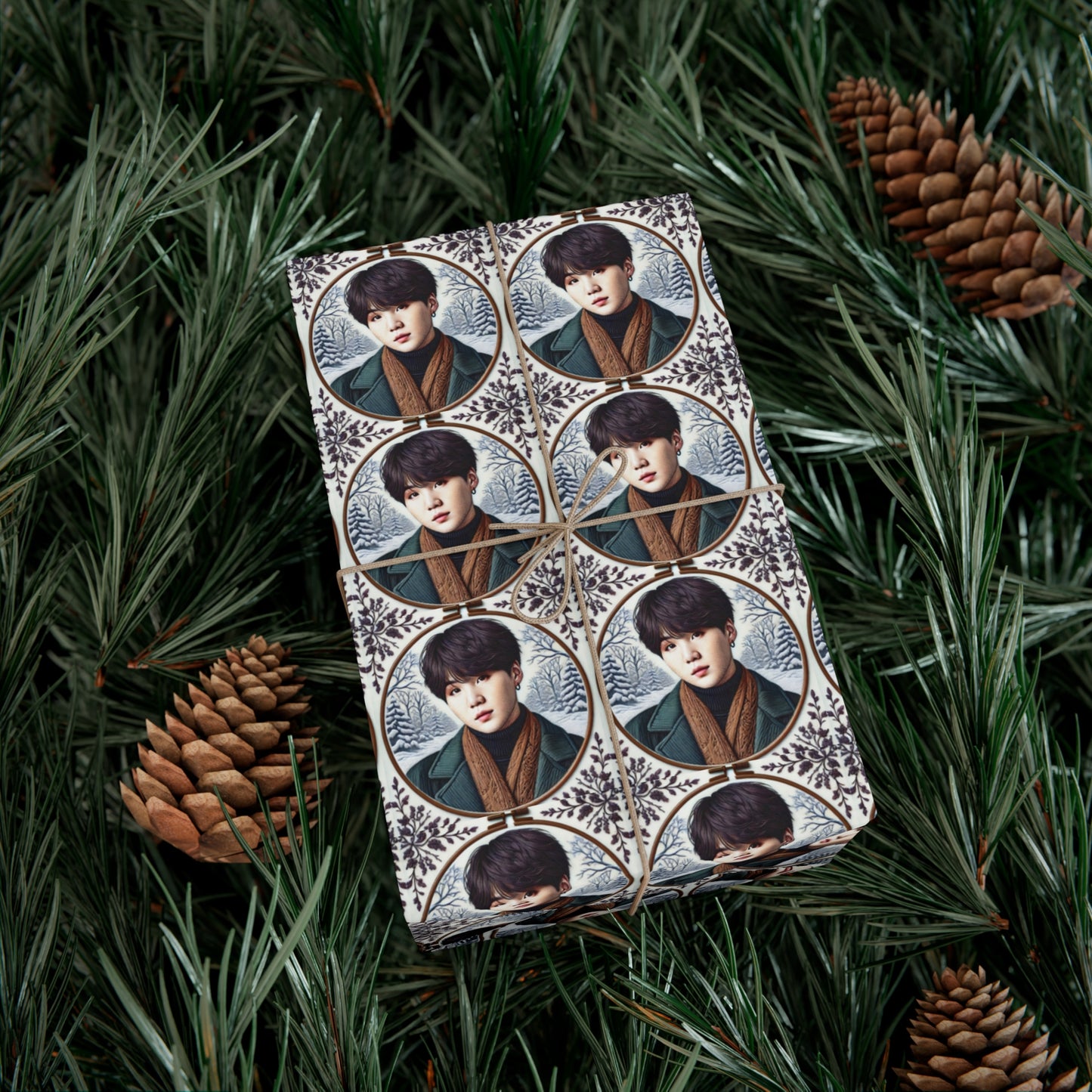 Christmas Yoongi Gift Wrap Papers