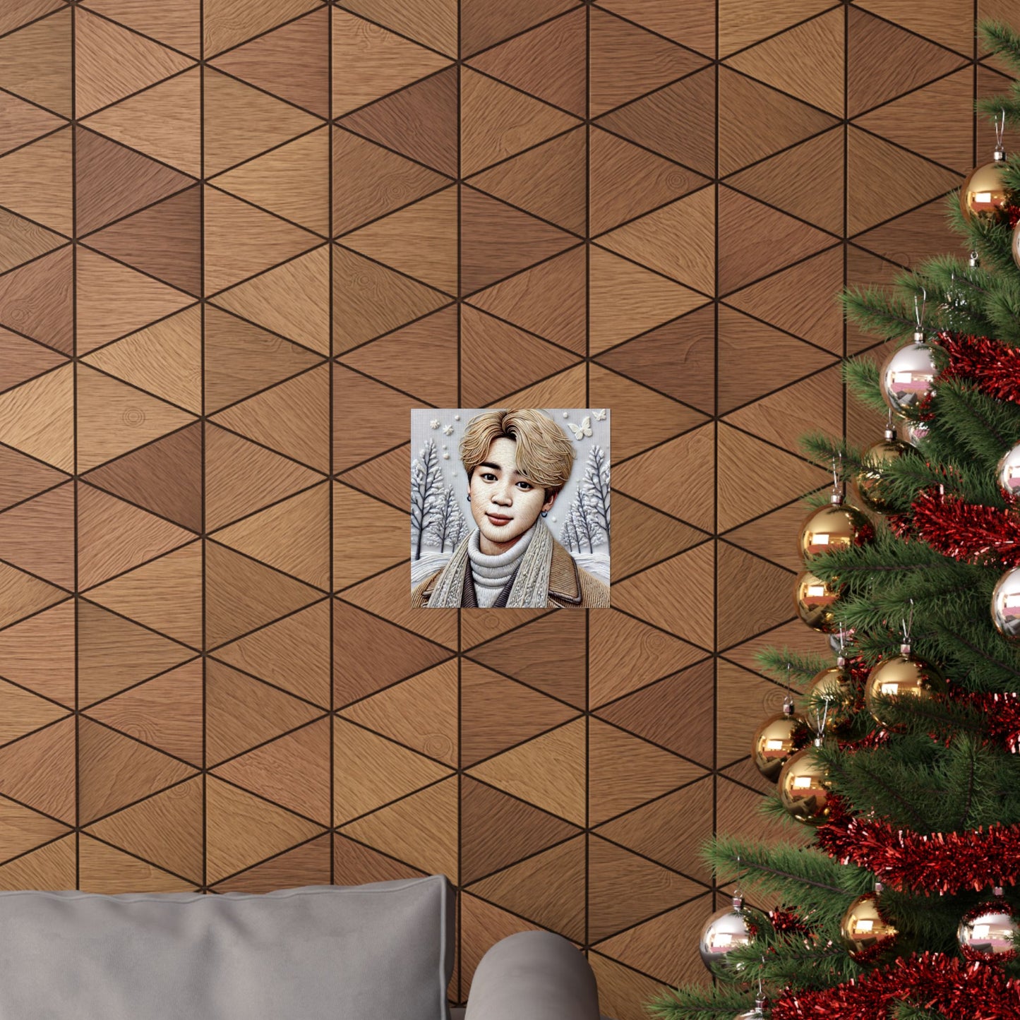 Christmas Jimin Matte Vertical Posters