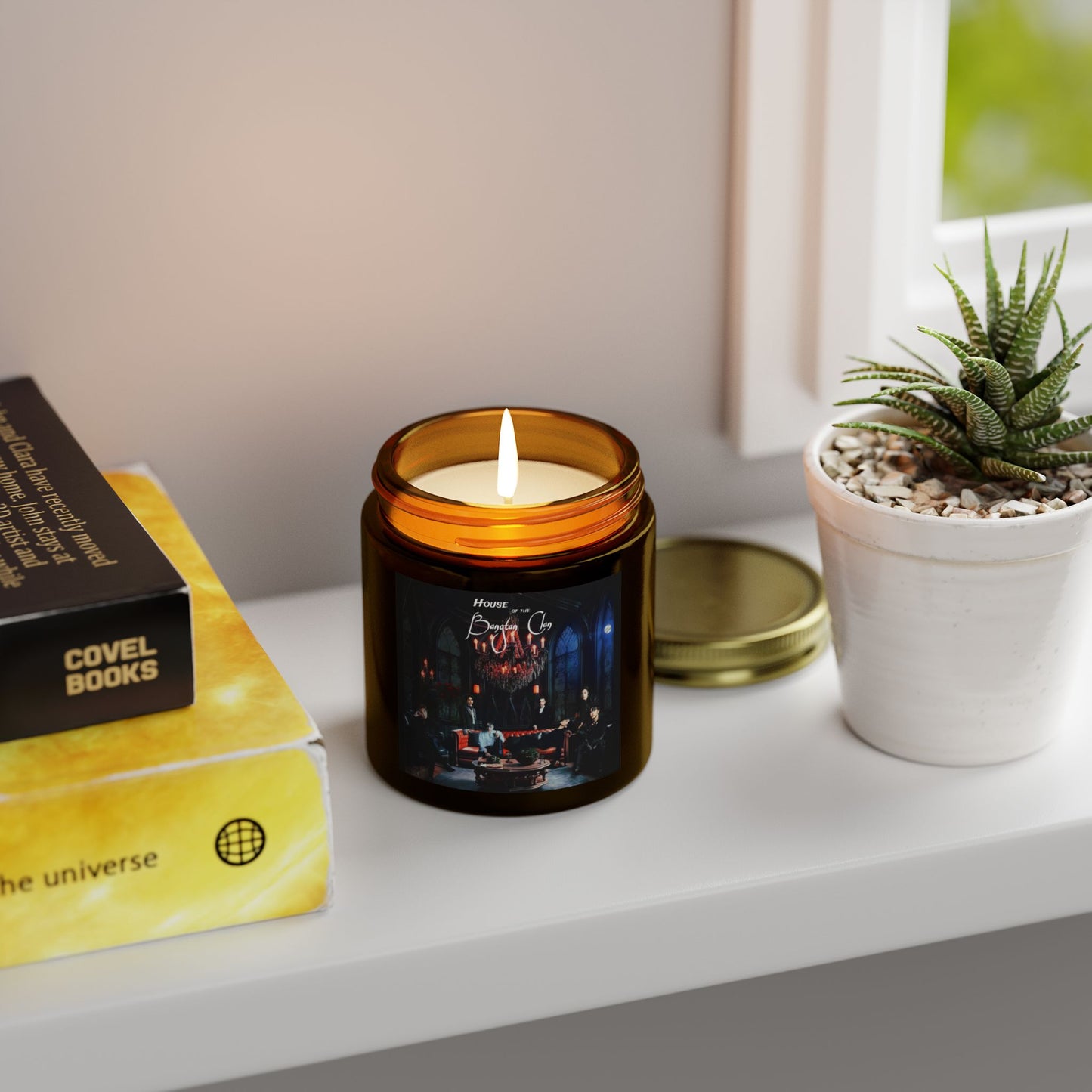 House of the Bangtan Clan Scented Coconut Apricot Candles (4oz, 9oz)