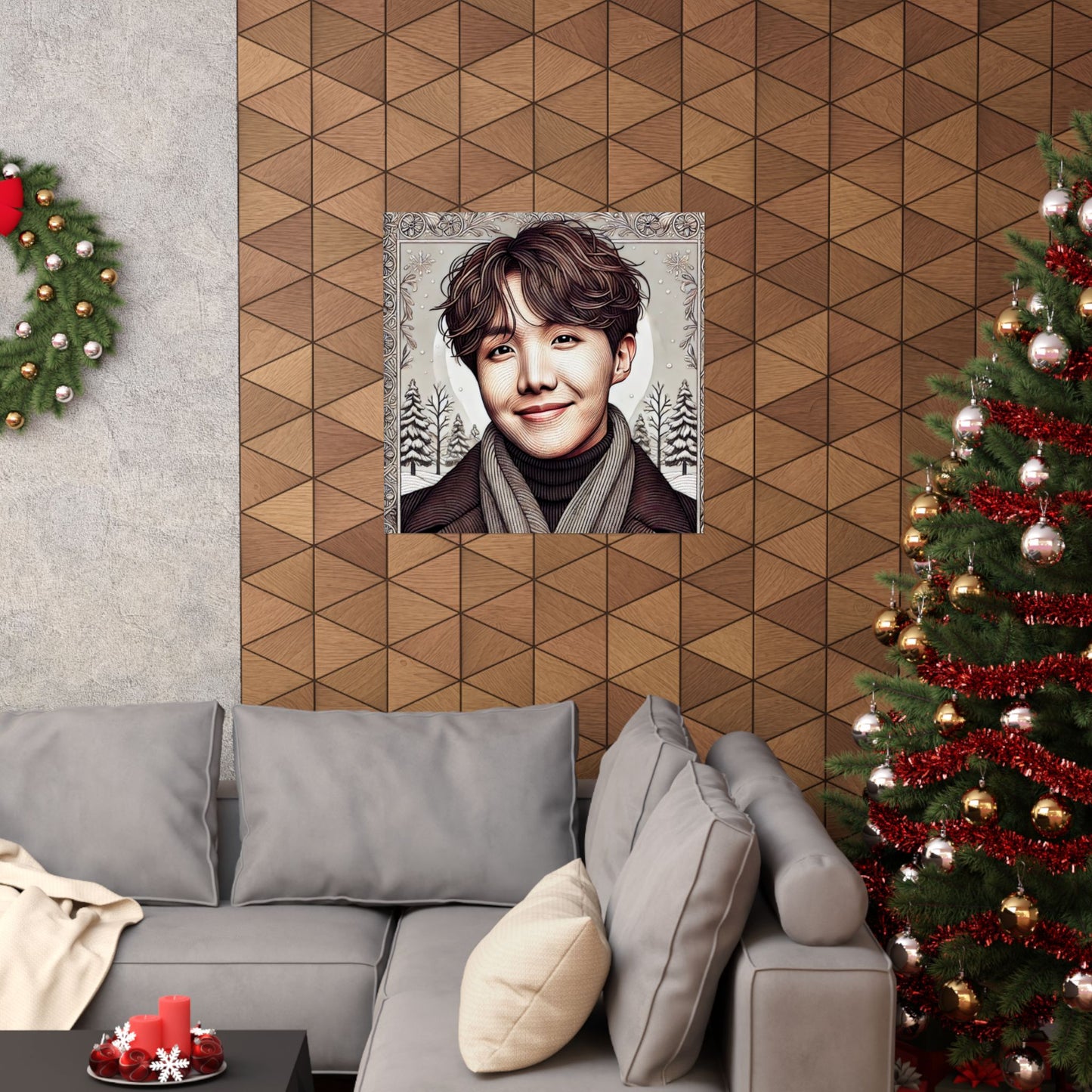 Christmas Jhope Matte Vertical Posters