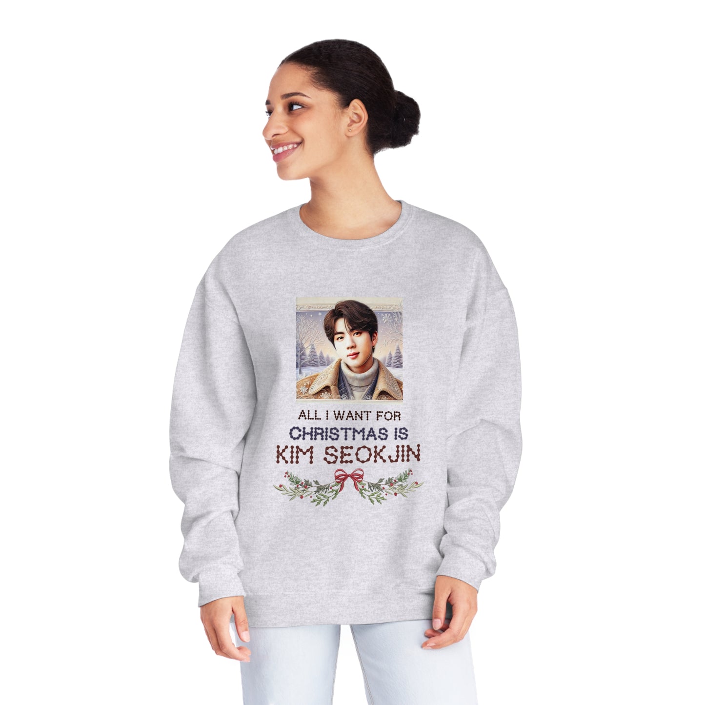 Christmas Jin Unisex NuBlend® Crewneck Sweatshirt