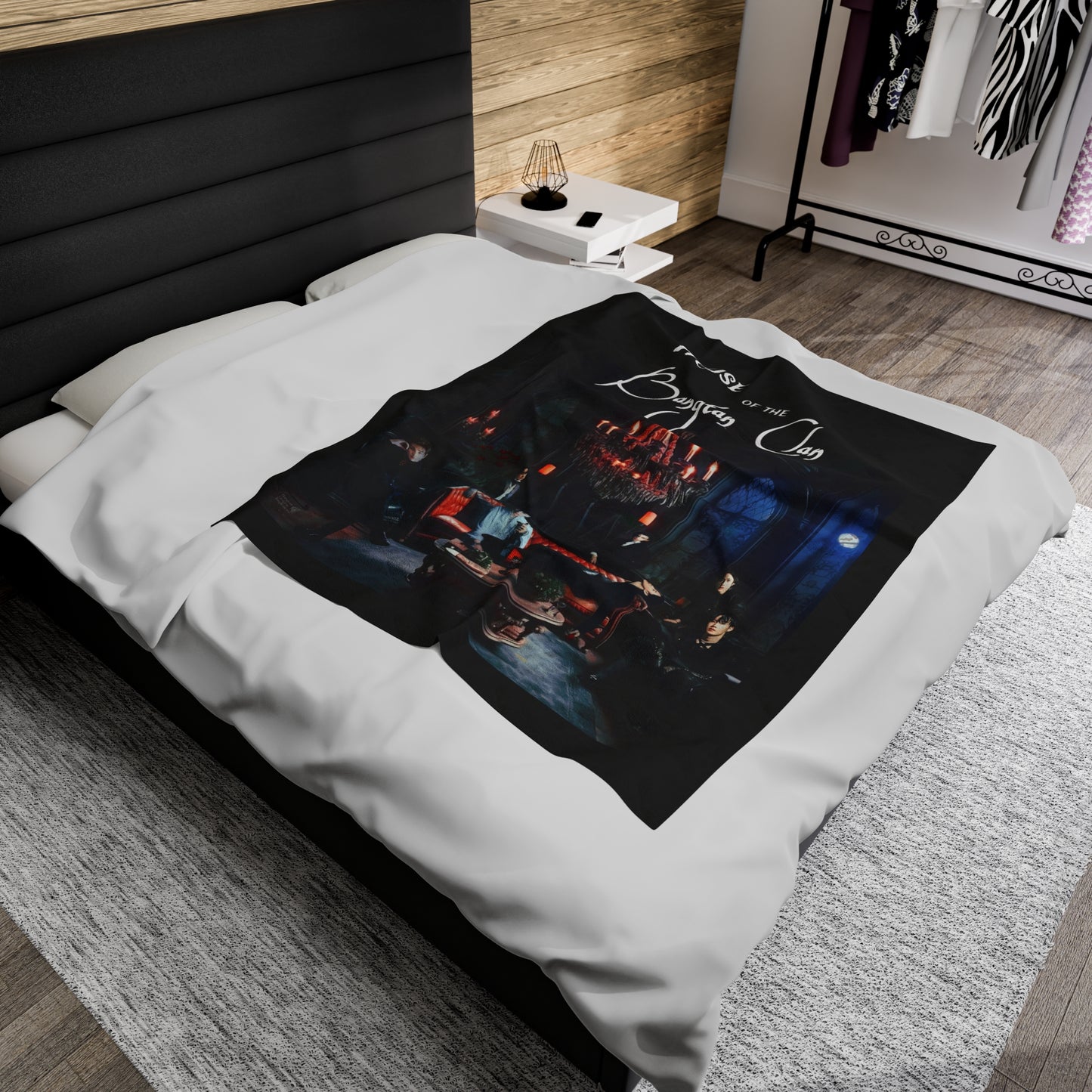 House of the Bangtan Clan Velveteen Plush Blanket