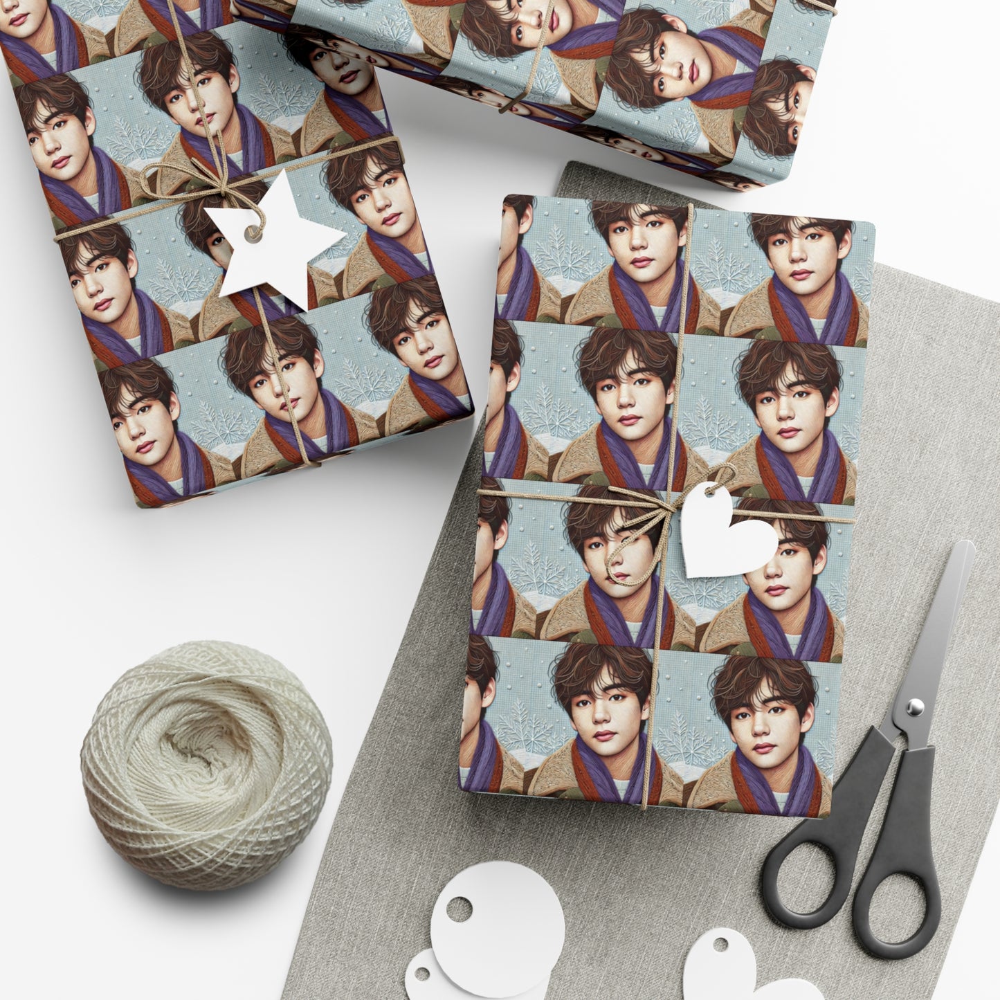 Christmas Taehyung Gift Wrap Papers