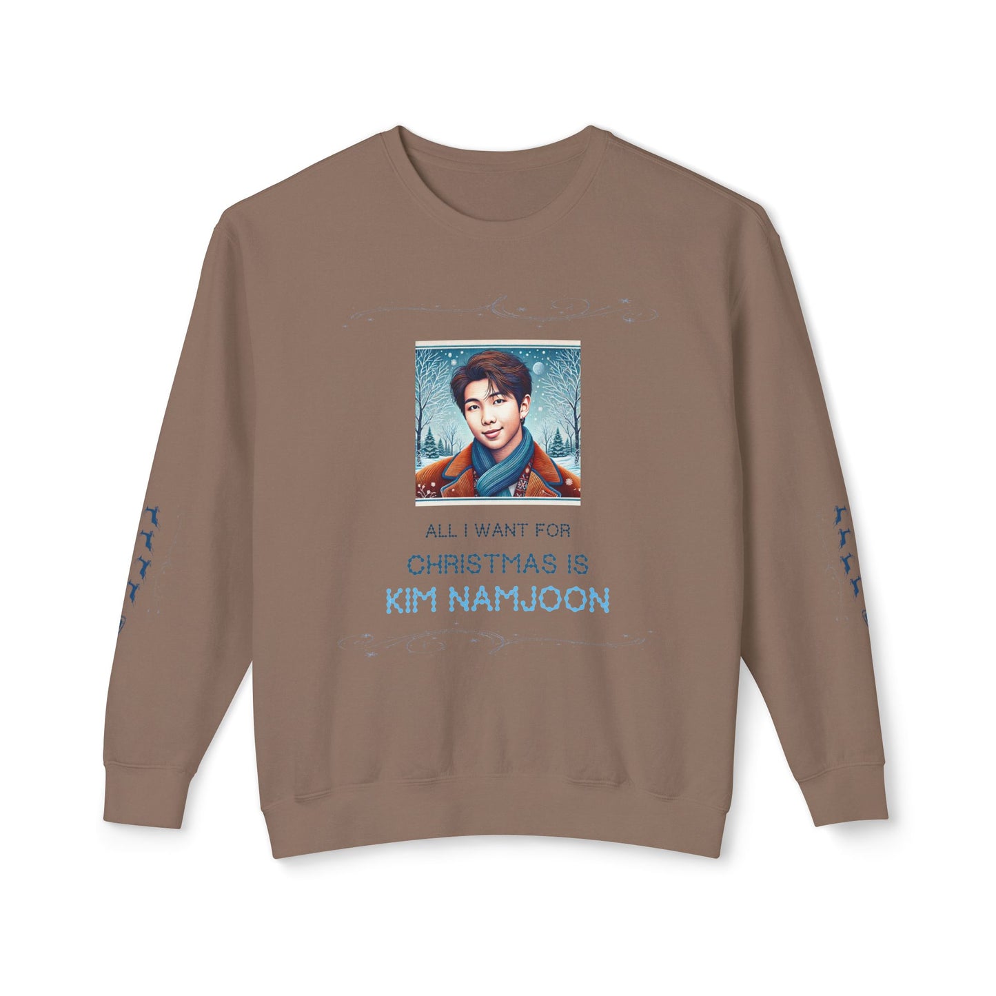 Christmas Namjoon Unisex Lightweight Crewneck Sweatshirt