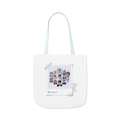 Cutie, Sexy, Lovely Canvas Tote Bag, 5-Color Straps