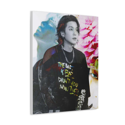 Agust D Graphic Canvas Gallery Wraps