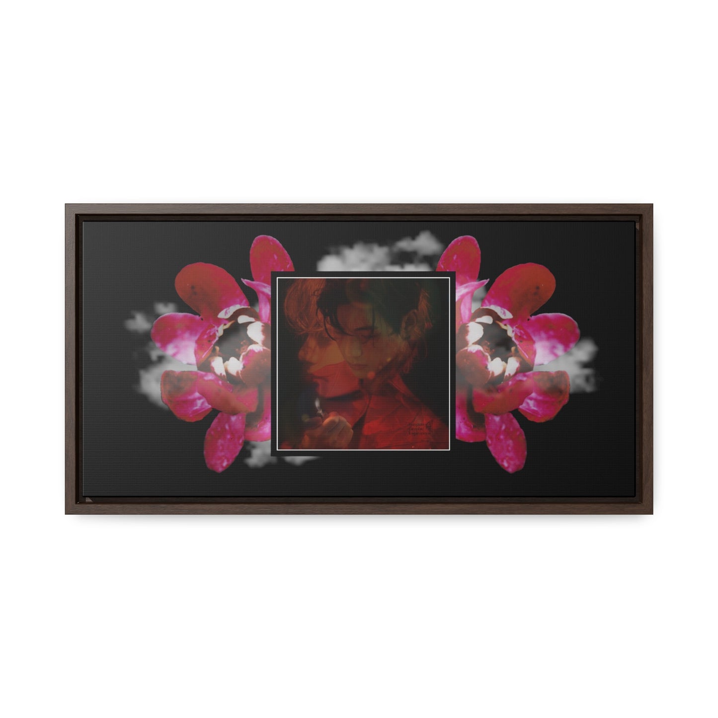 Taehyung Graphic Gallery Canvas Wraps, Horizontal Frame