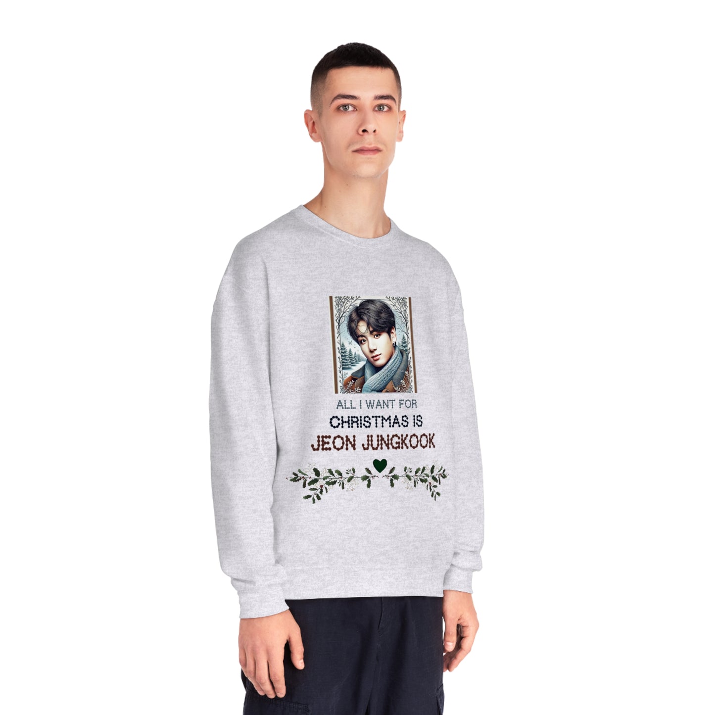 Christmas Jungkook Unisex NuBlend® Crewneck Sweatshirt