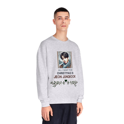 Christmas Jungkook Unisex NuBlend® Crewneck Sweatshirt