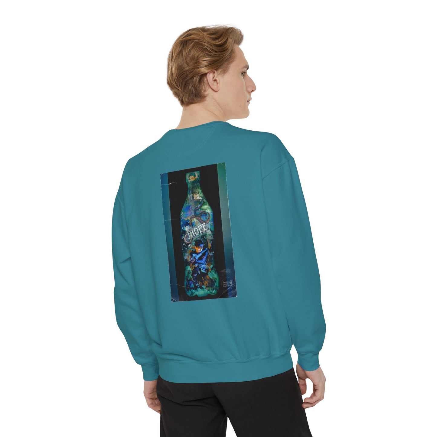 Jhope Graphic Unisex Garment-Dyed Sweatshirt