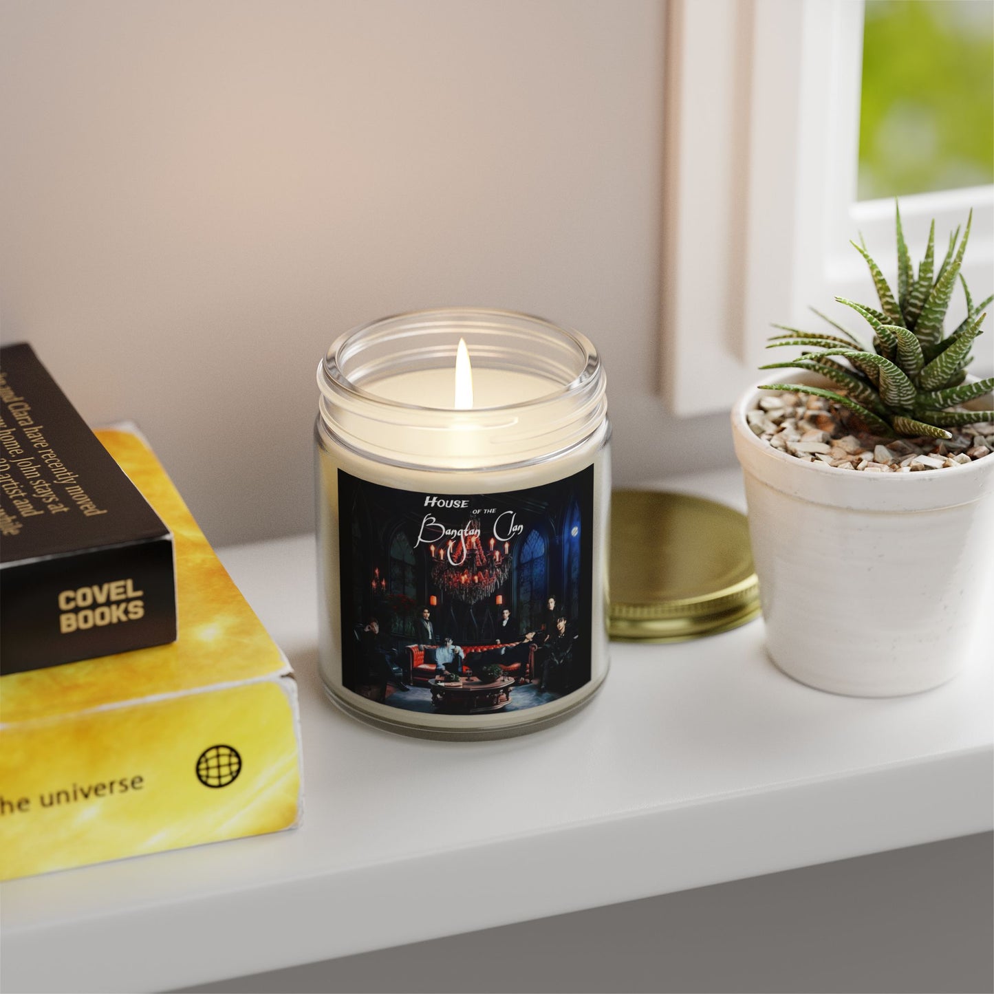 House of the Bangtan Clan Scented Coconut Apricot Candles (4oz, 9oz)