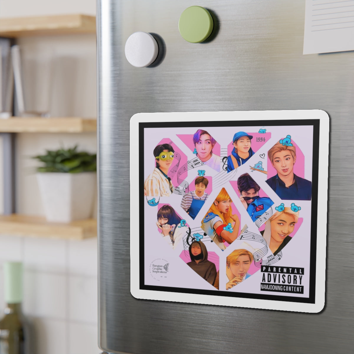 Namjooning Graphic Die-Cut Magnets