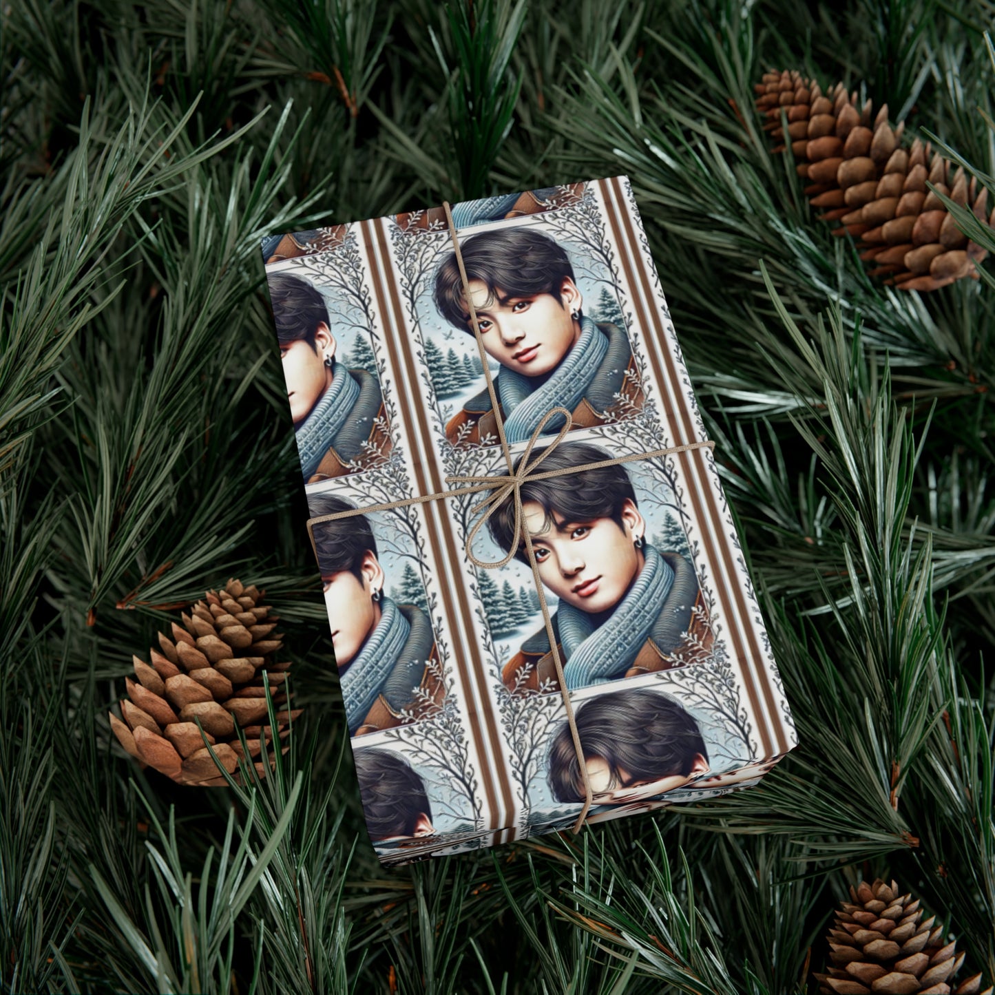 Christmas Jungkook Gift Wrap Papers