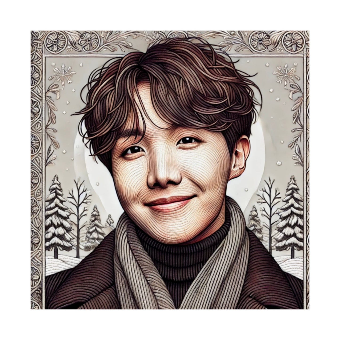 Christmas Jhope Matte Vertical Posters