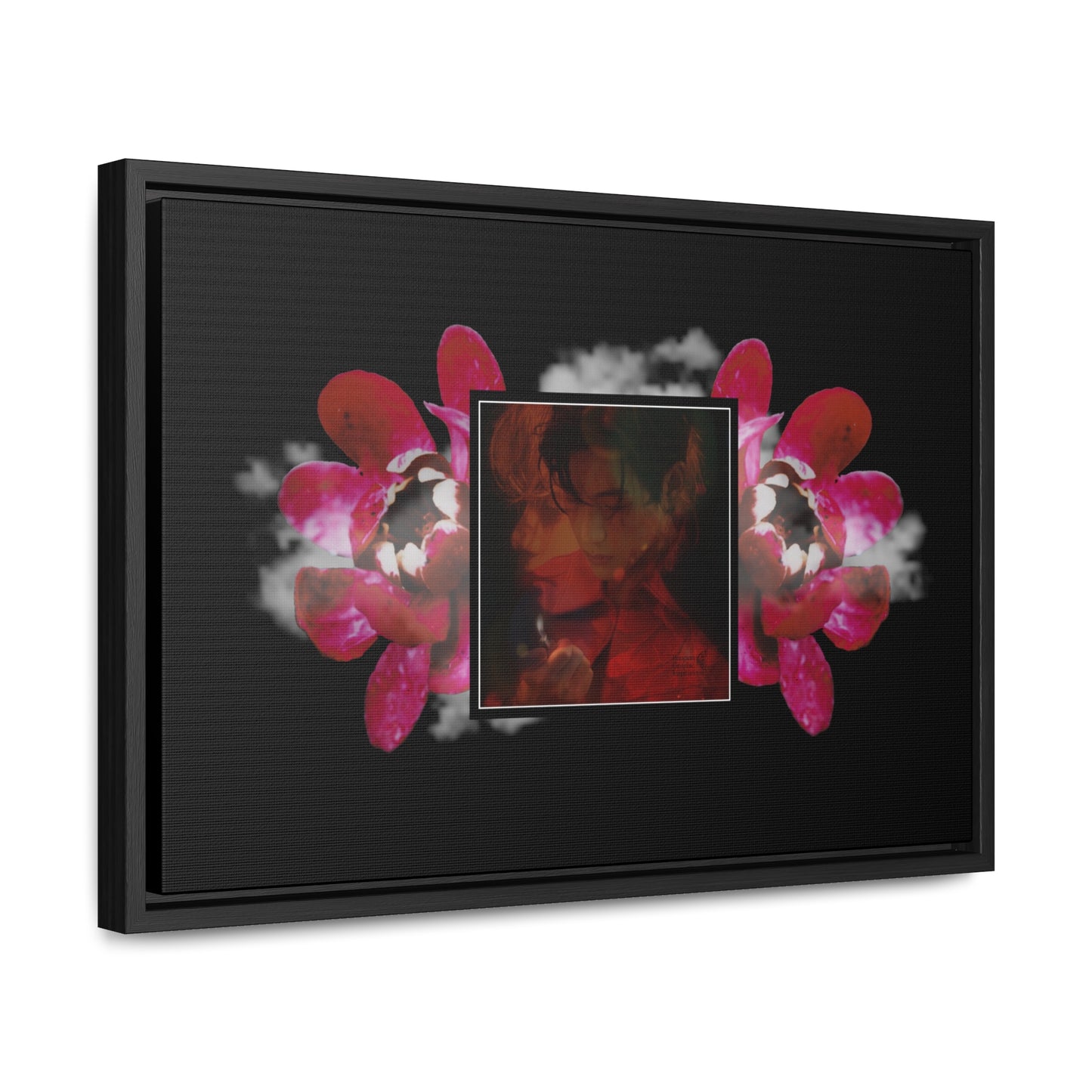 Taehyung Graphic Gallery Canvas Wraps, Horizontal Frame