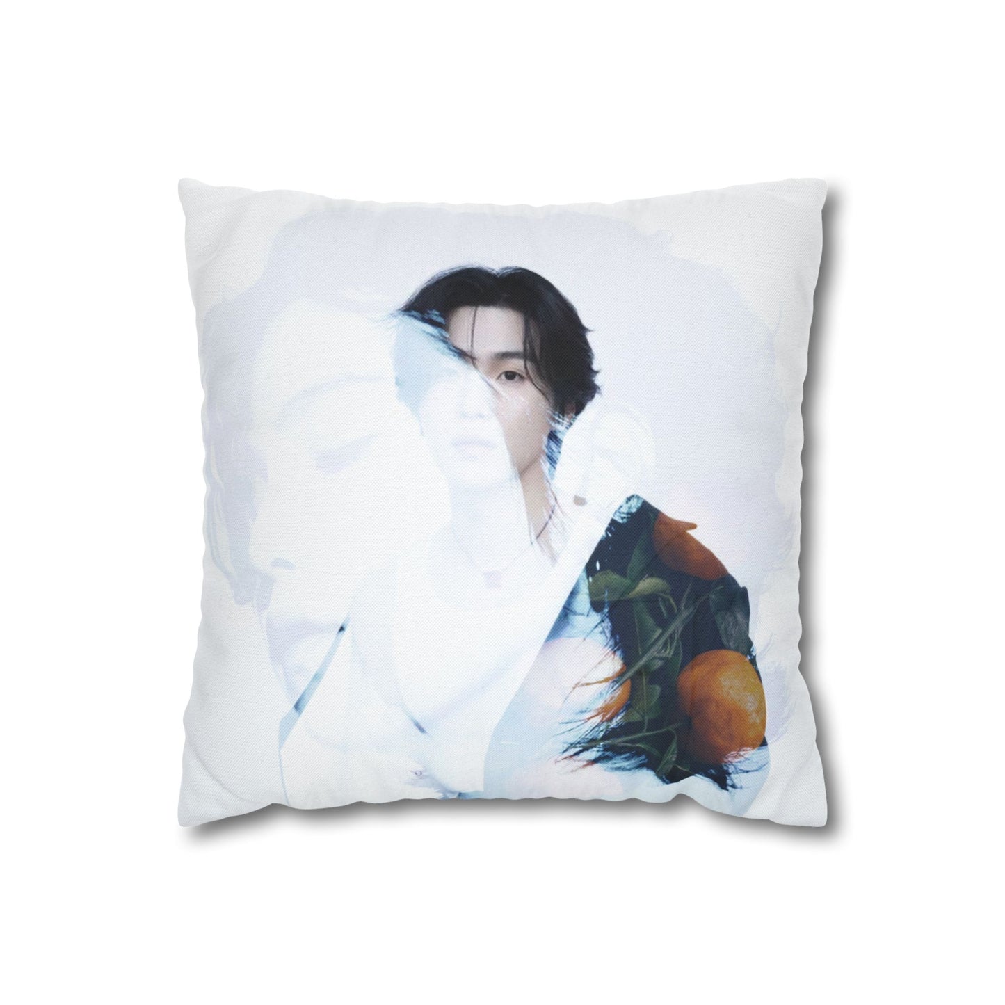 Min Yoongi Graphic Spun Polyester Square Pillowcase