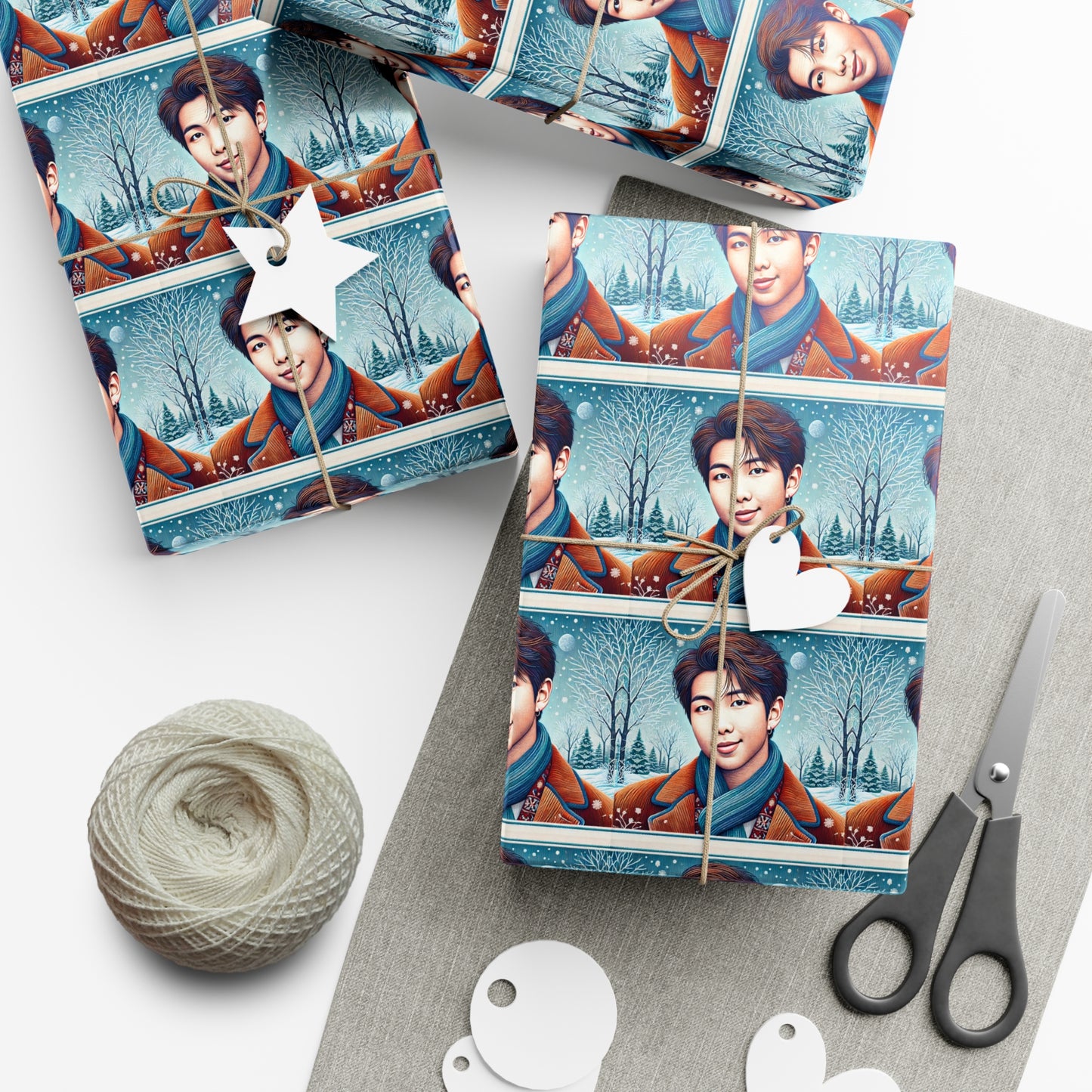 Christmas Namjoon Gift Wrap Papers