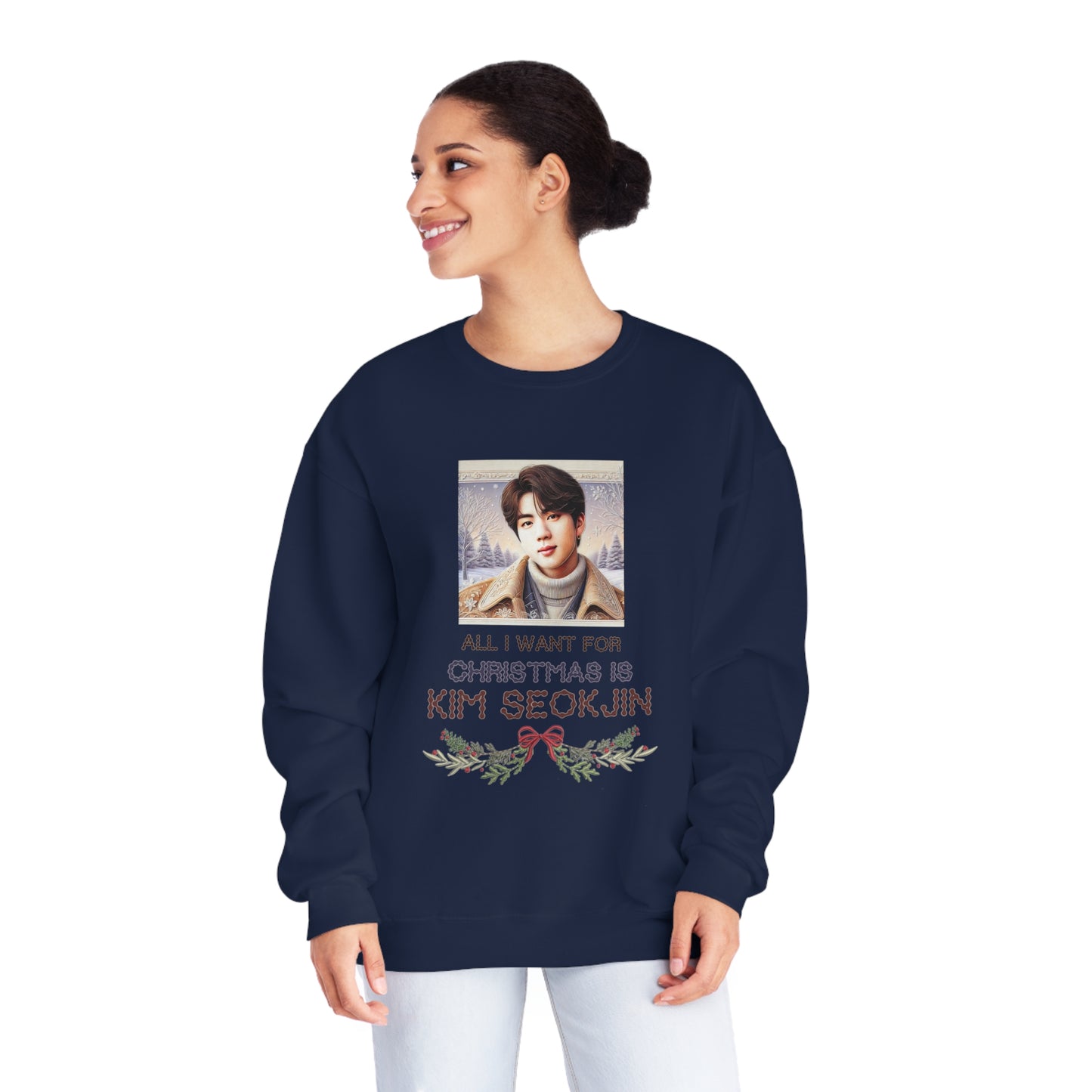 Christmas Jin Unisex NuBlend® Crewneck Sweatshirt