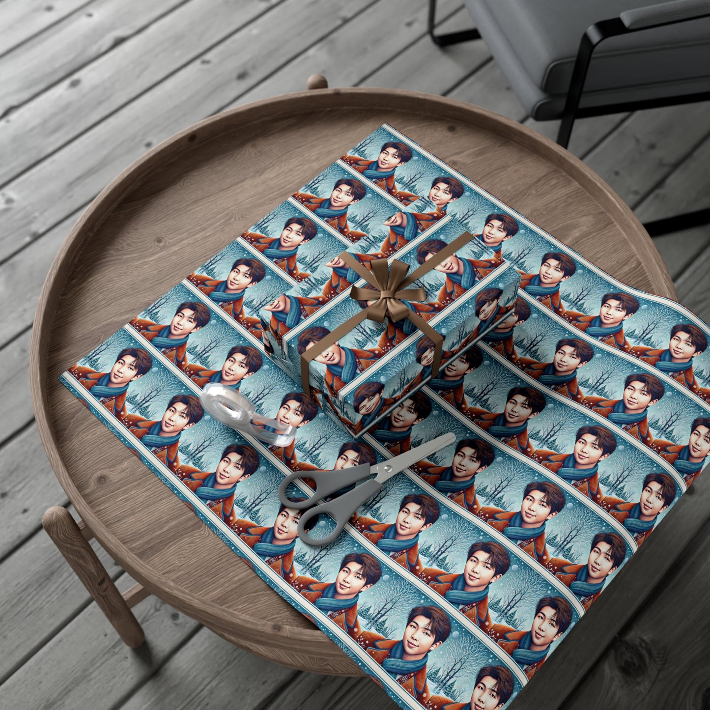 Christmas Namjoon Gift Wrap Papers