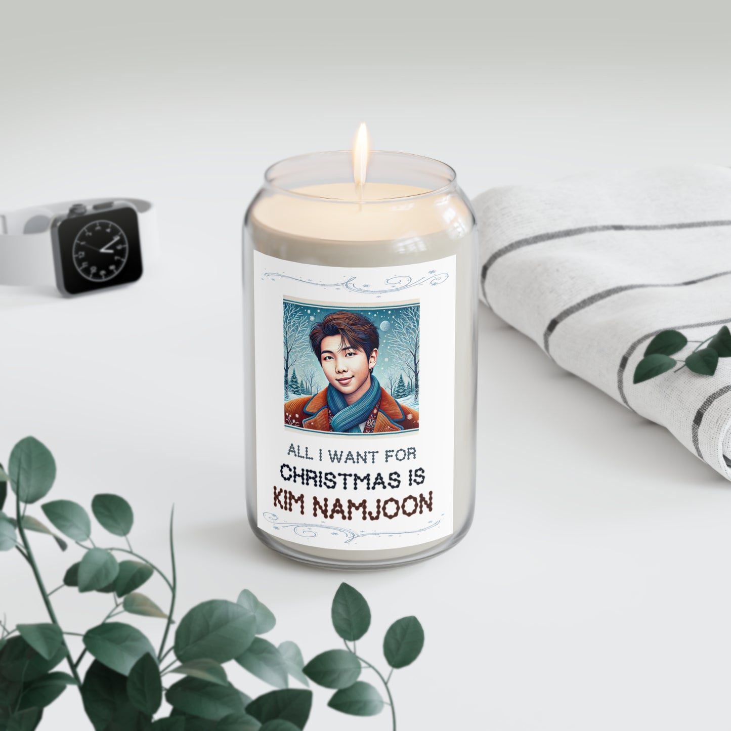 Christmas Namjoon Scented Candle, 13.75oz