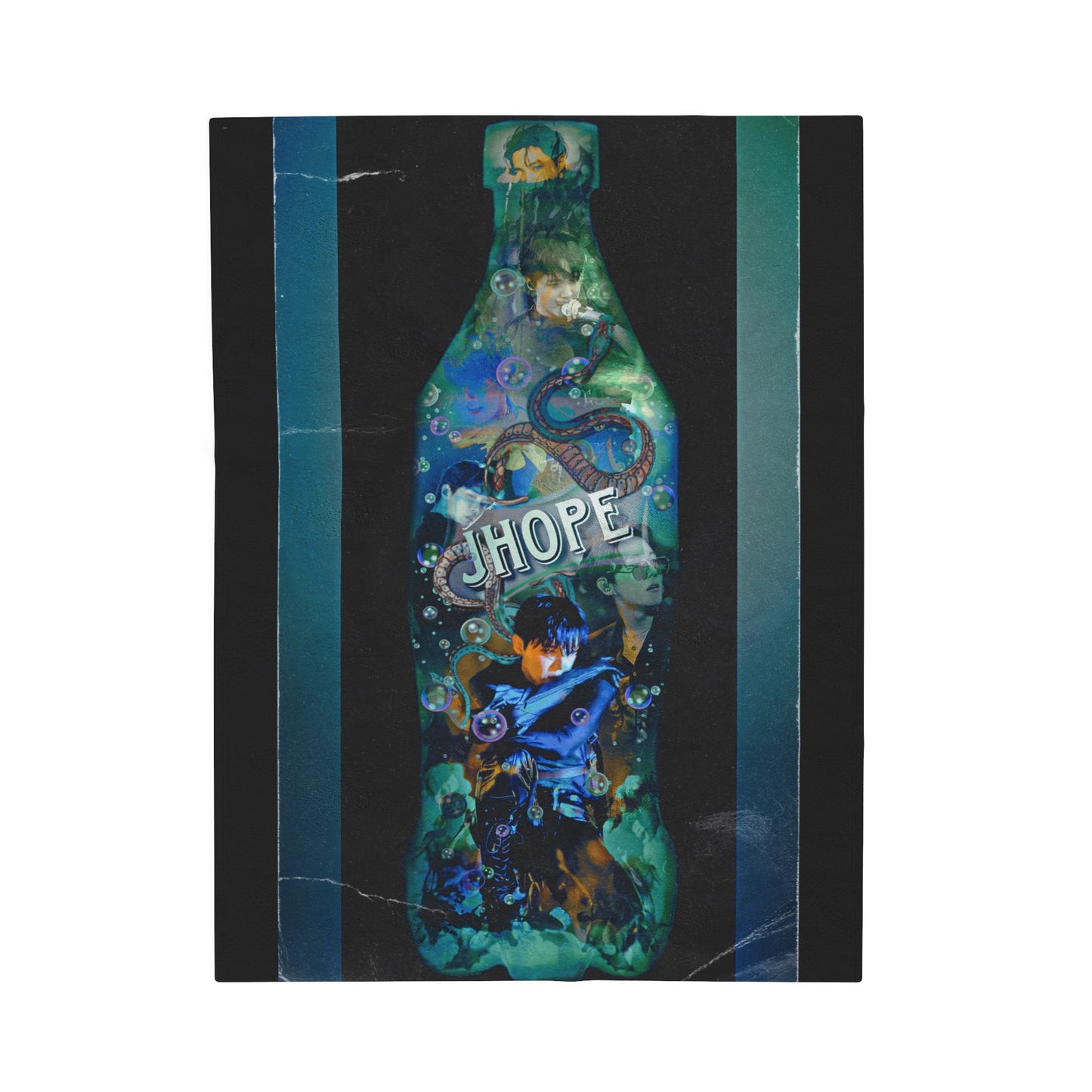 Jhope Graphic Velveteen Plush Blanket