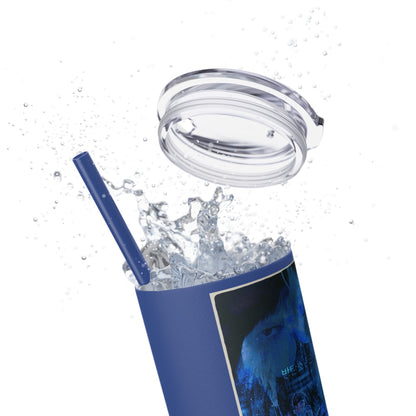 Skinny Tumbler with Straw, 20oz