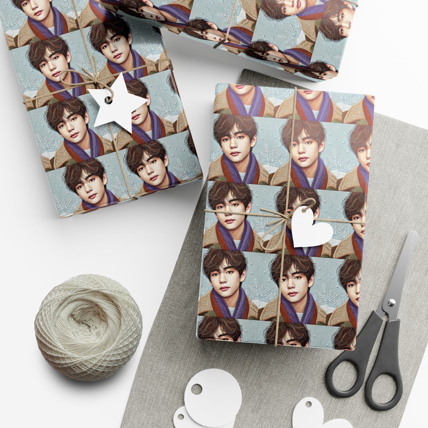 Christmas Taehyung Gift Wrap Papers