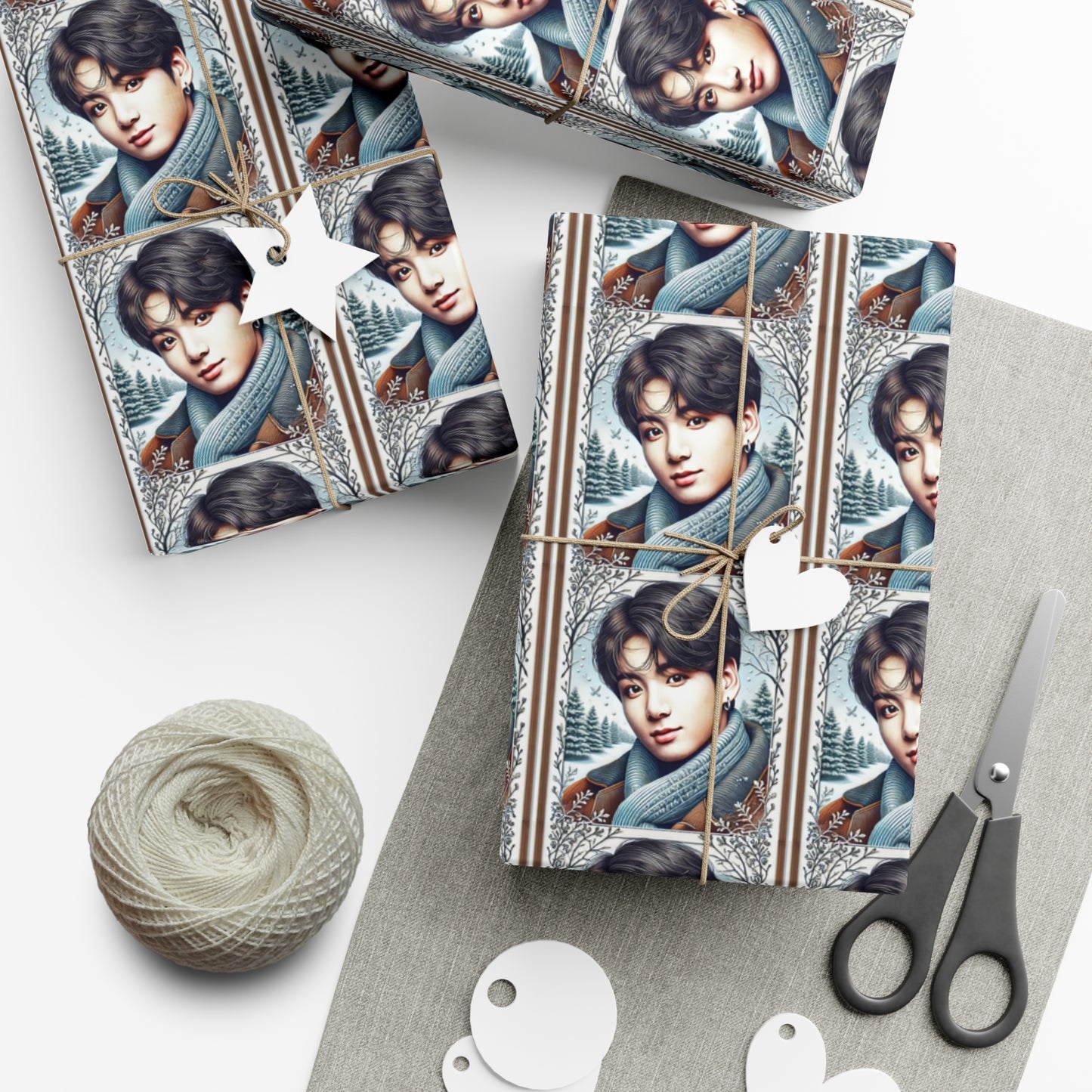 Christmas Jungkook Gift Wrap Papers