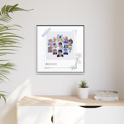 Cutie, Sexy, Lovely Matte Canvas, Framed (Multi-color)