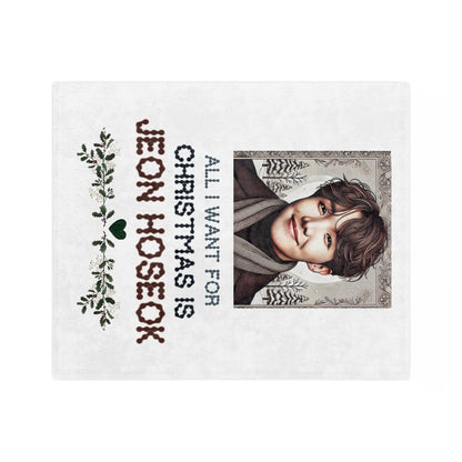 Christmas Jhope Velveteen Microfiber Blanket