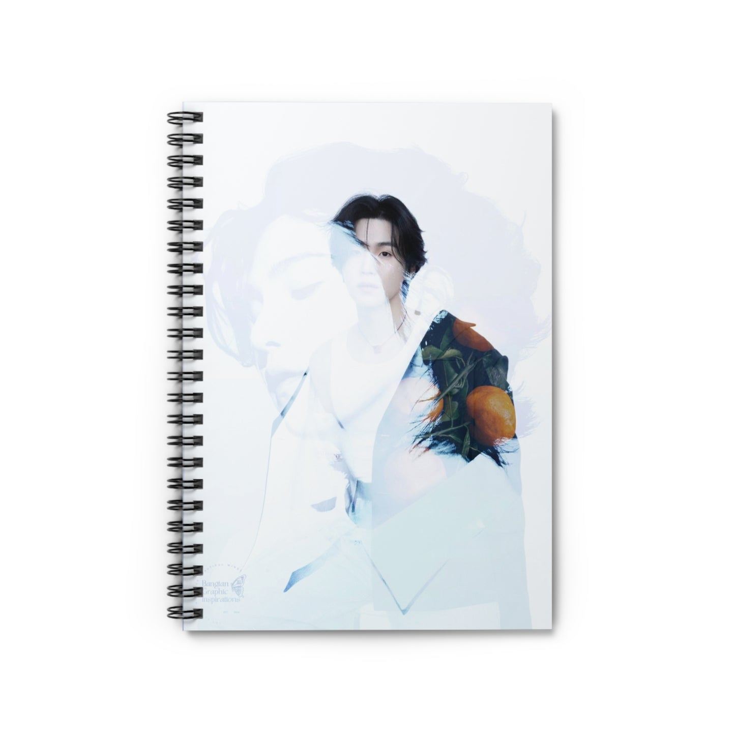 Min Yoongi Graphic Spiral Notebook - Ruled Line