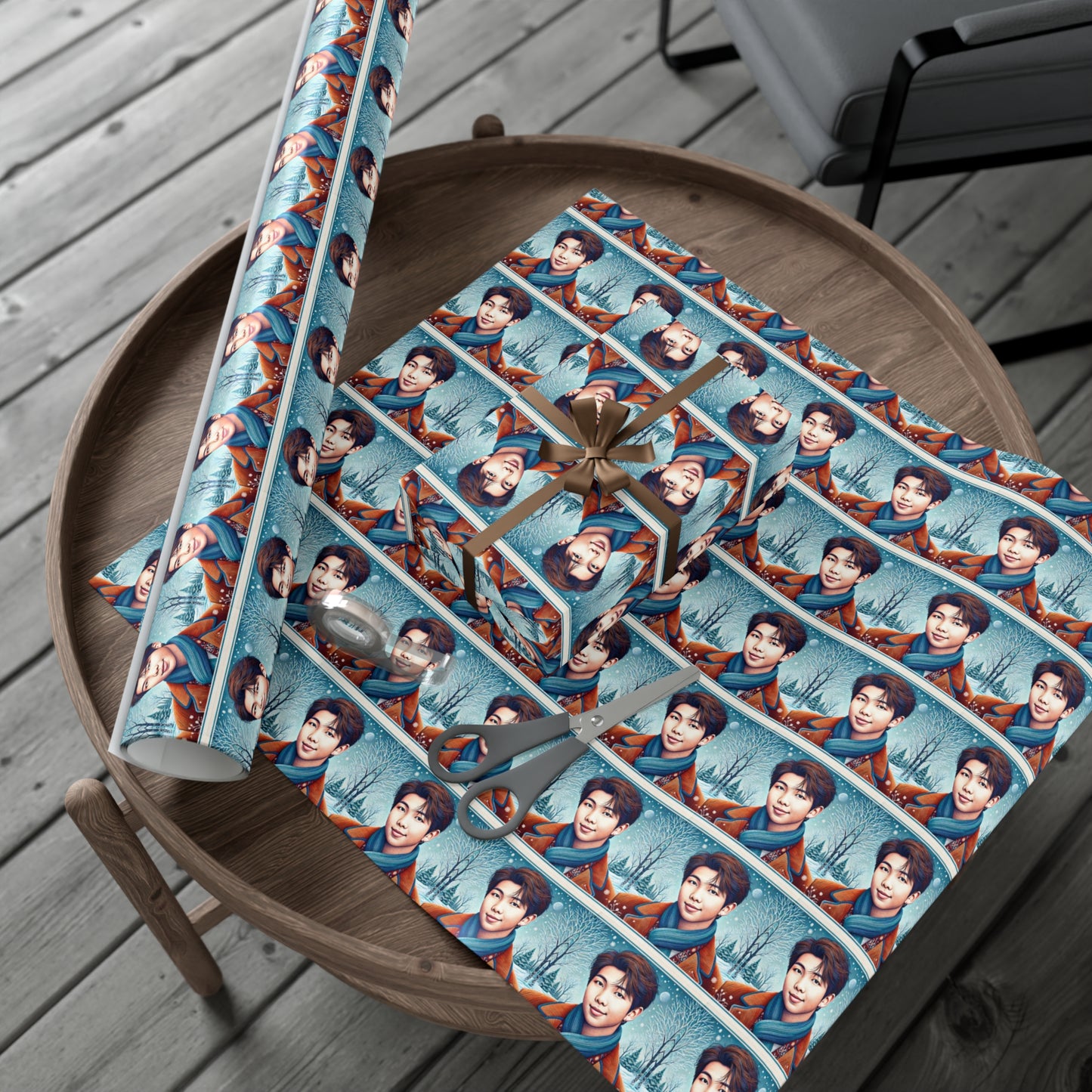 Christmas Namjoon Gift Wrap Papers