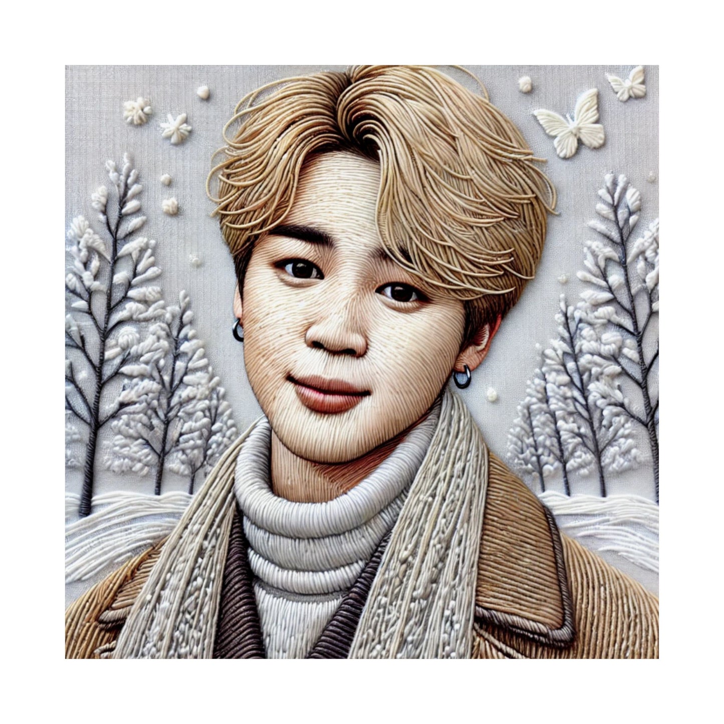 Christmas Jimin Matte Vertical Posters