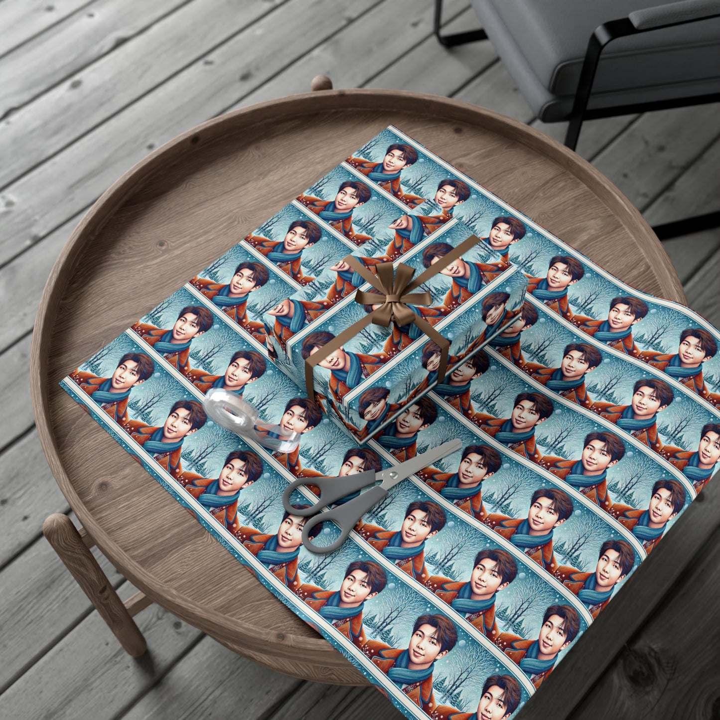 Christmas Namjoon Gift Wrap Papers