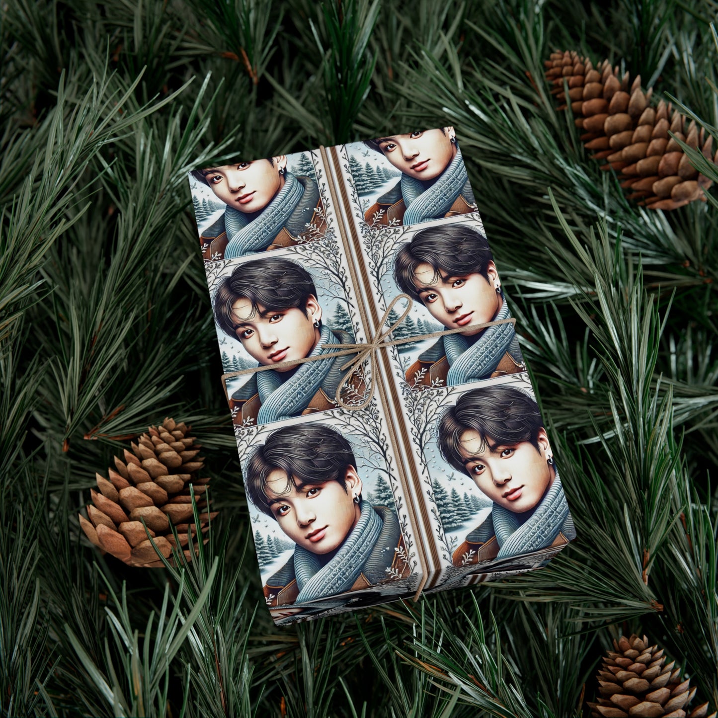 Christmas Jungkook Gift Wrap Papers