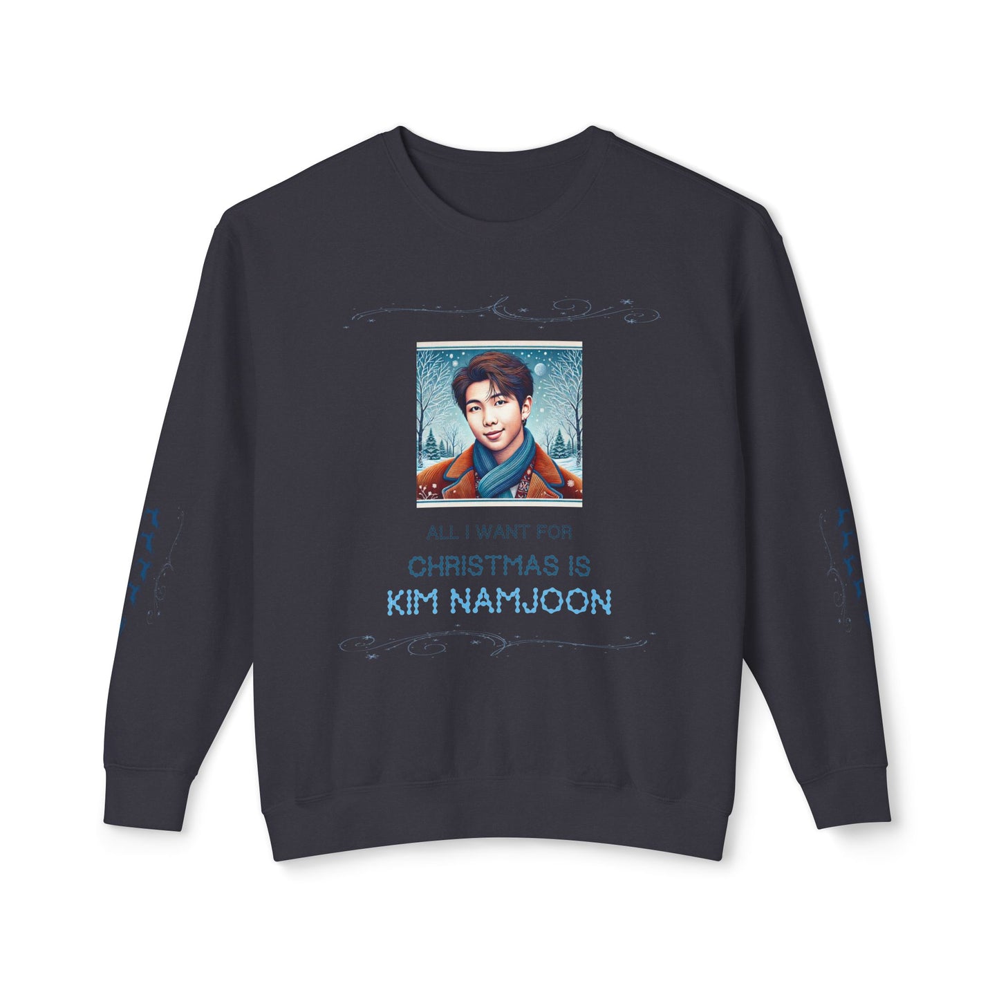 Christmas Namjoon Unisex Lightweight Crewneck Sweatshirt