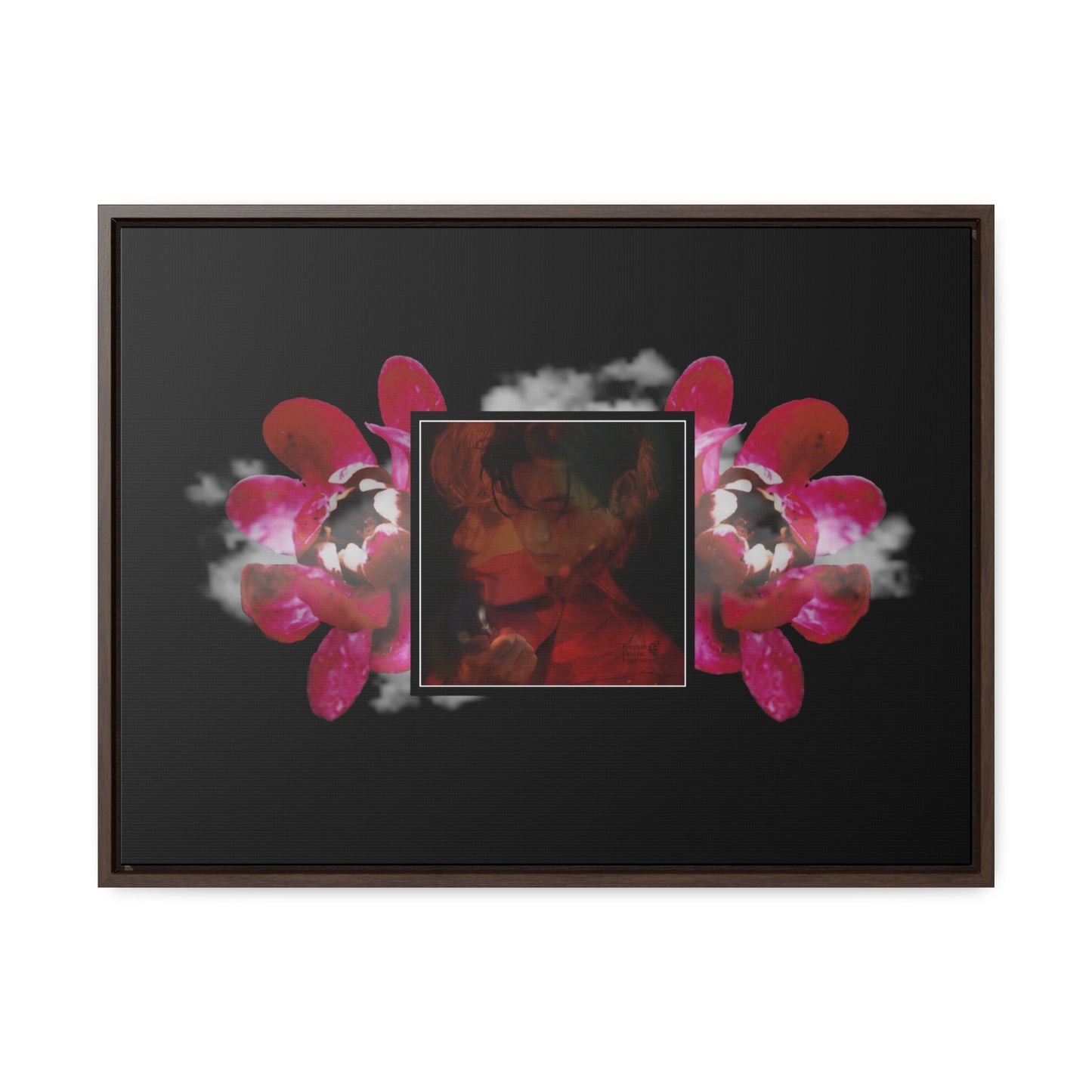 Taehyung Graphic Gallery Canvas Wraps, Horizontal Frame