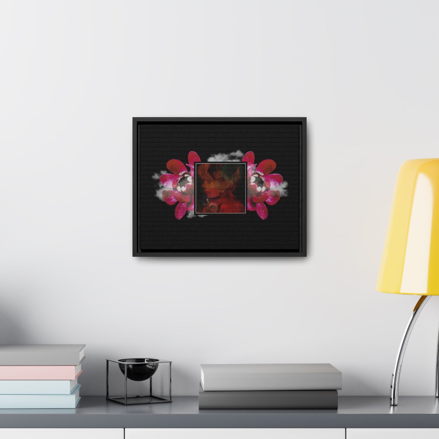 Taehyung Graphic Gallery Canvas Wraps, Horizontal Frame