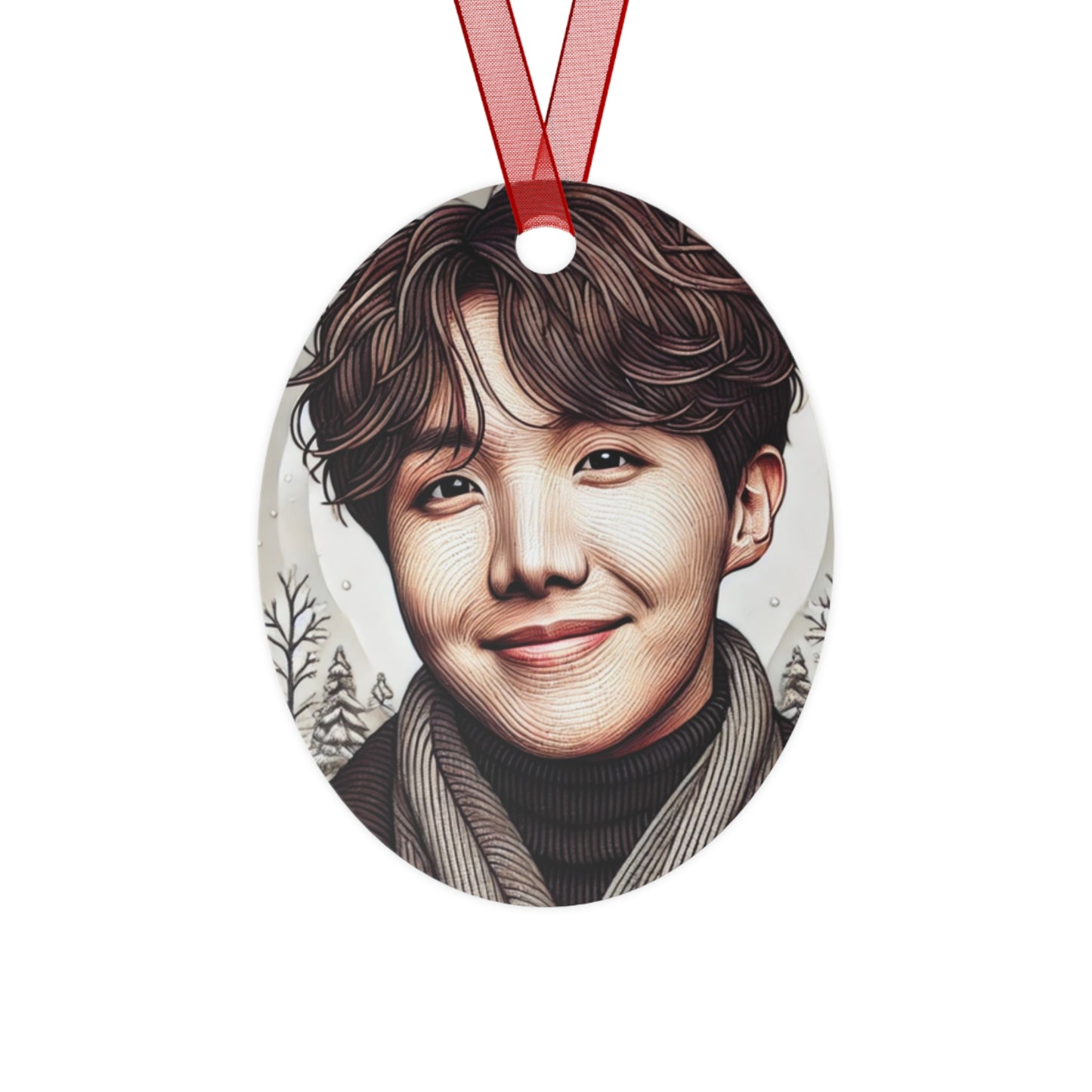 Christmas Jhope Metal Ornaments