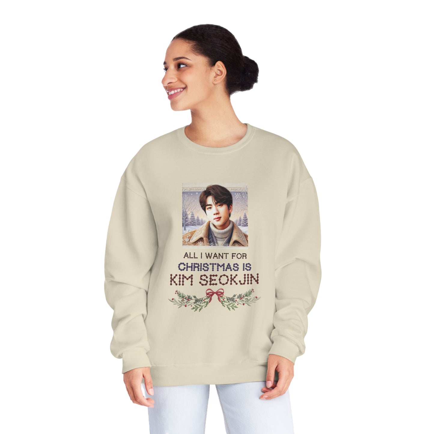 Christmas Jin Unisex NuBlend® Crewneck Sweatshirt