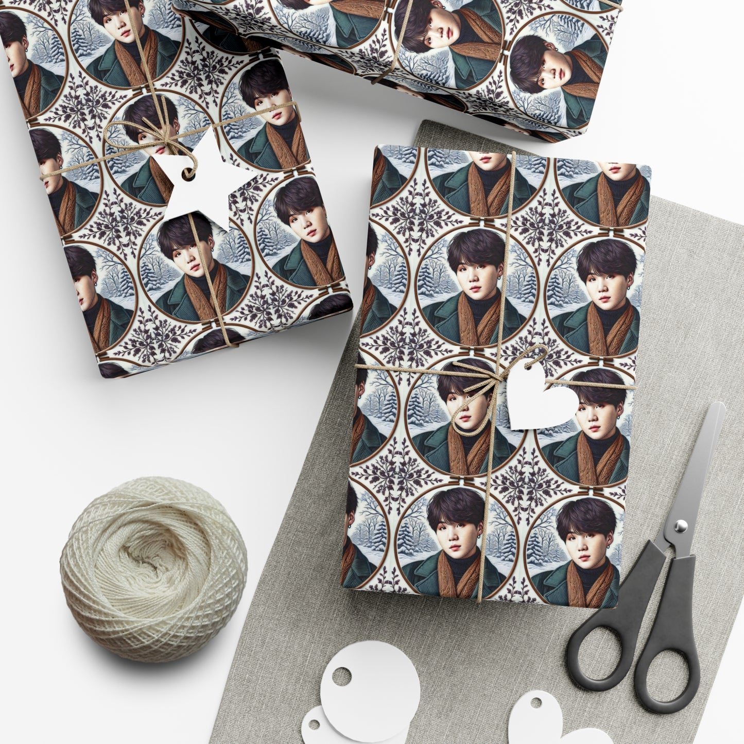 Christmas Yoongi Gift Wrap Papers