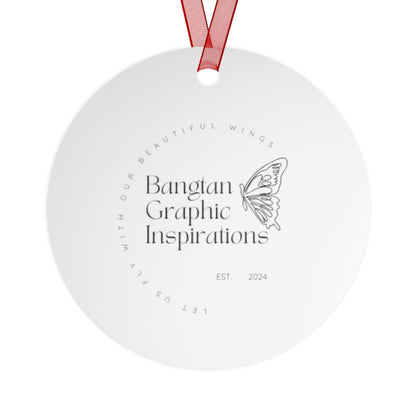 Christmas Jimin Metal Ornaments