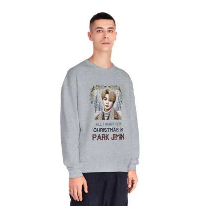 Christmas Jimin Unisex NuBlend® Crewneck Sweatshirt