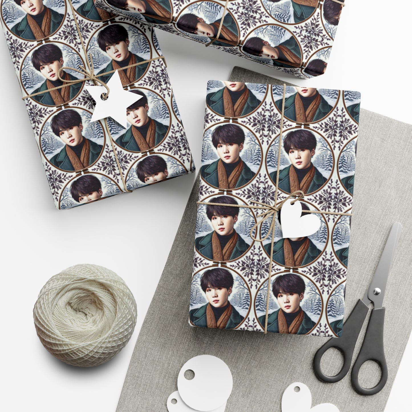 Christmas Yoongi Gift Wrap Papers