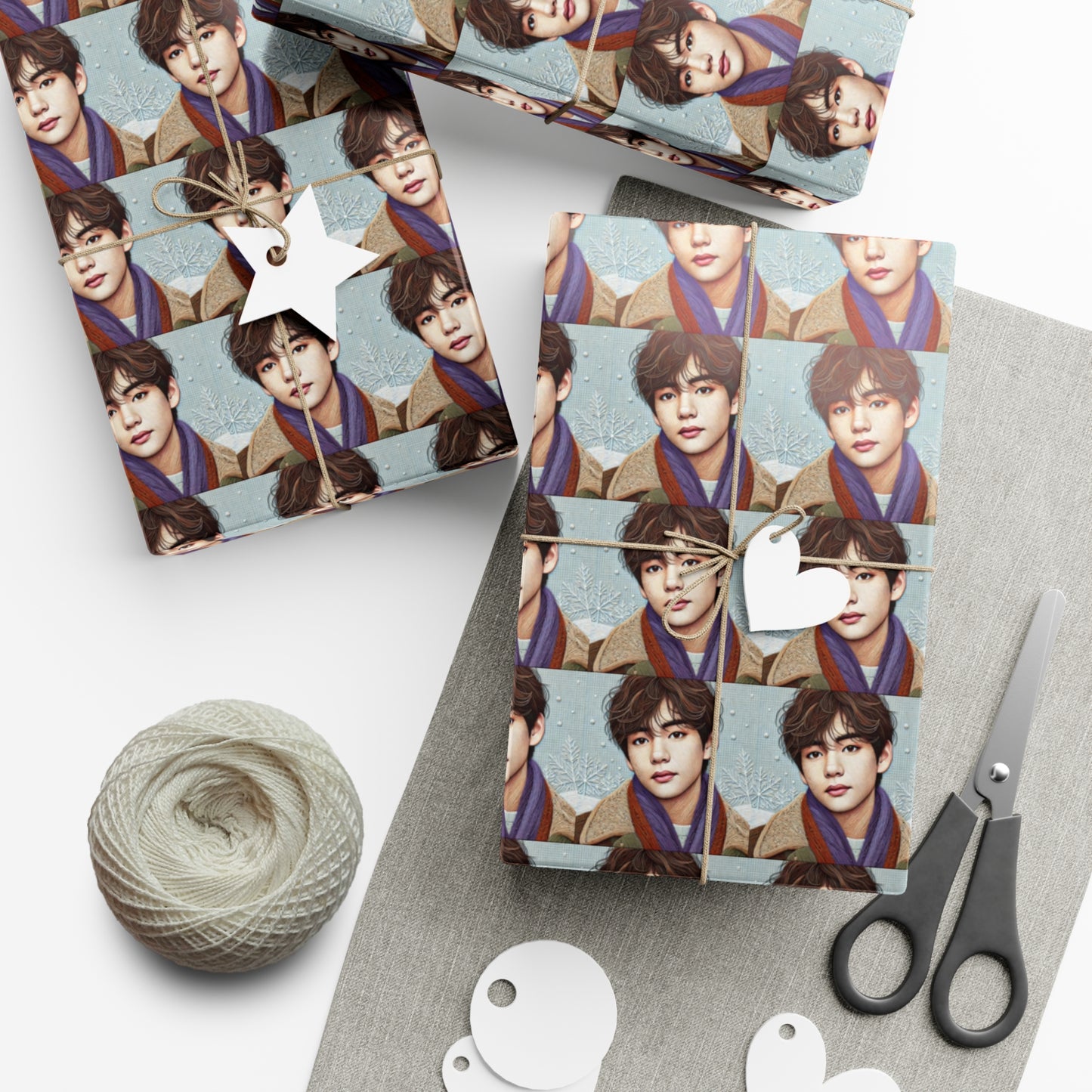 Christmas Taehyung Gift Wrap Papers