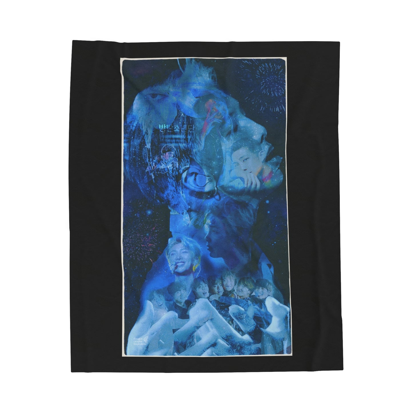 Namjoon Graphic Velveteen Plush Blanket