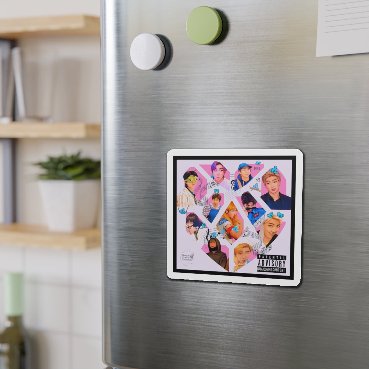 Namjooning Graphic Die-Cut Magnets