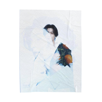 Min Yoongi Graphic Velveteen Plush Blanket