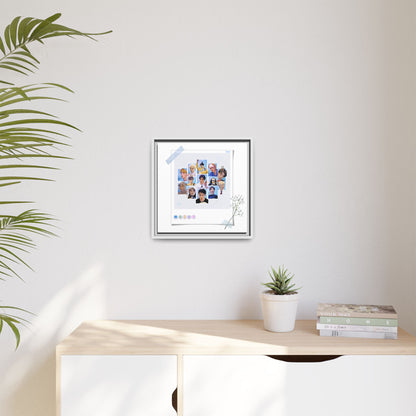 Cutie, Sexy, Lovely Matte Canvas, Framed (Multi-color)