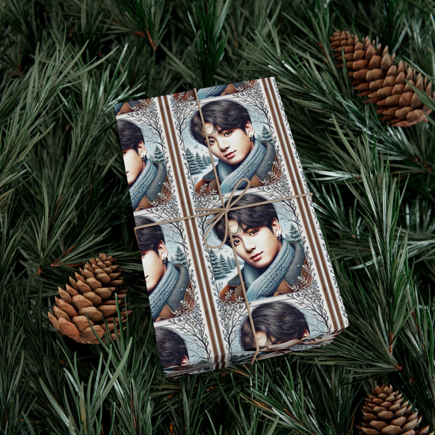 Christmas Jungkook Gift Wrap Papers